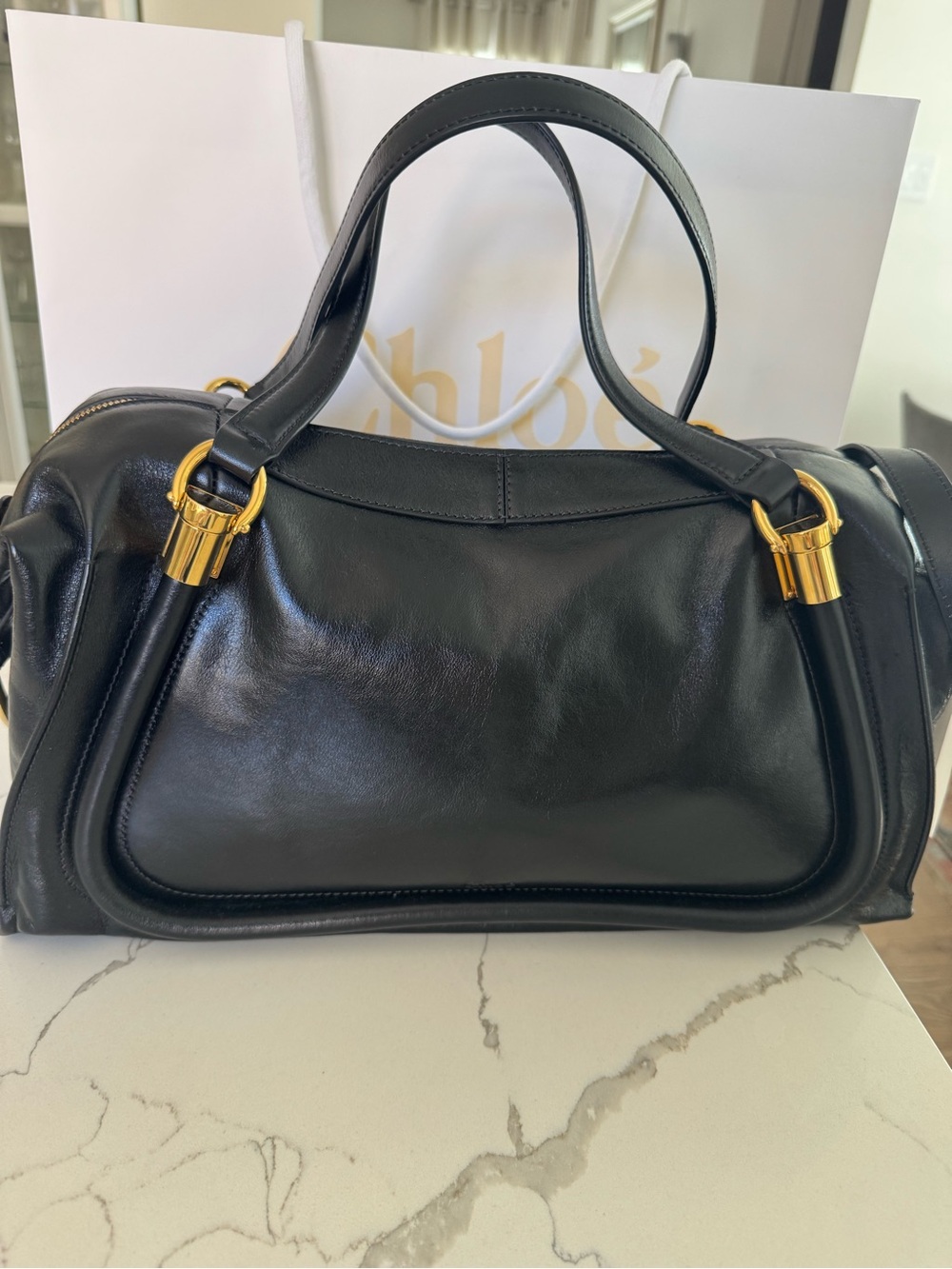 Chloé Paraty 24 leather handbag